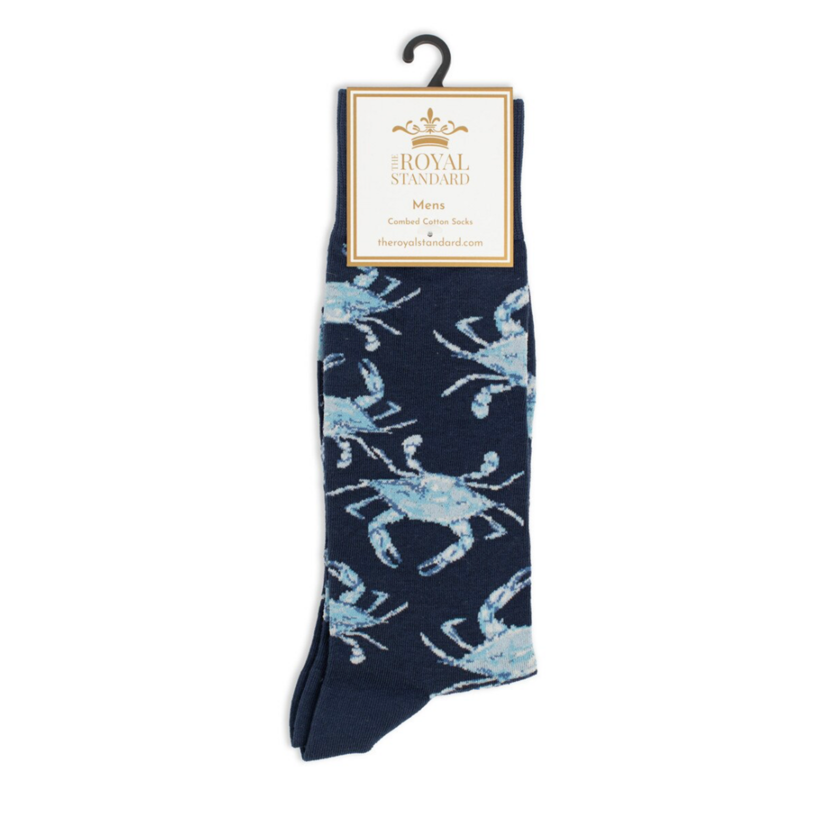 Men's Chesapeake Crab Socks Navy/Multi