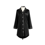 XL Women's Long Sleeve BLCK Cooling Night Shirt