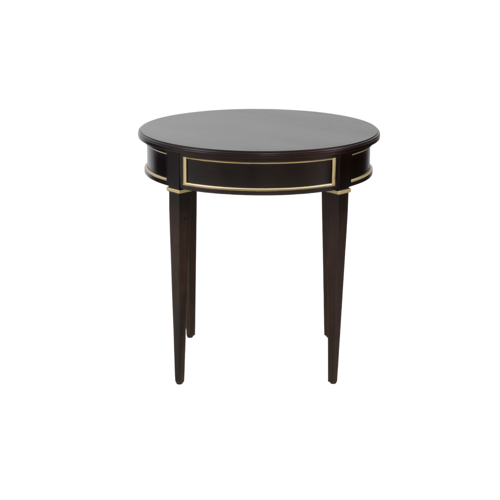 Rainey Round End Table CAFE MOCHA