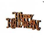 Happy Halloween Sign 10"