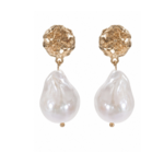 Sanibel Pearl Earrings 1.5"