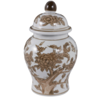 Remy BROWN Chinoiserie Lidded Jar 5x9