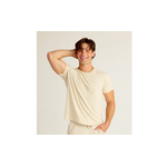 Large Men's Short Sleeve Shirt OATMEAL