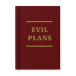 Evil Plans Mini Notebook