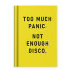 Too Much Panic, Not Enough Disco Mini Notebook