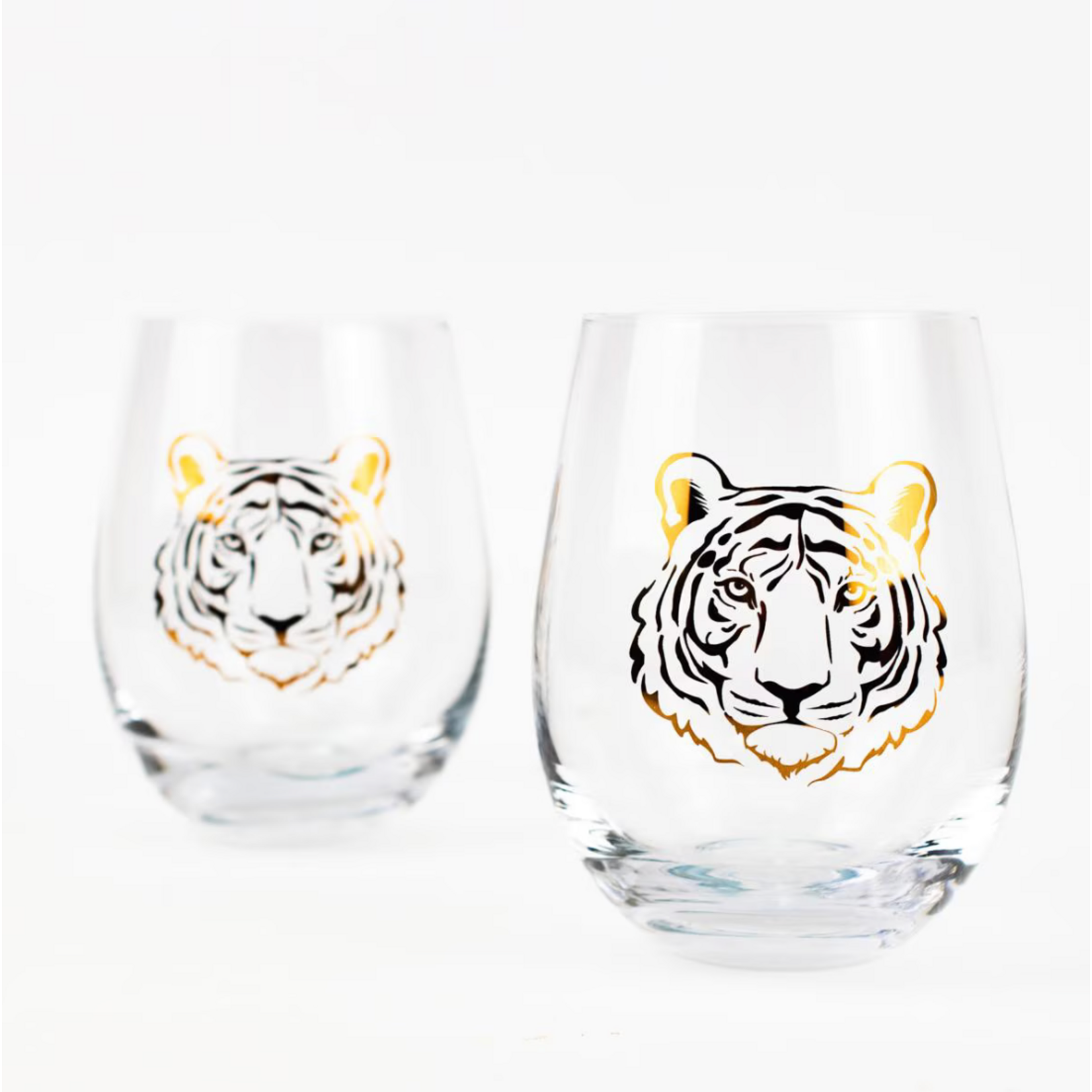 Tiger Wine Glass Set S/2