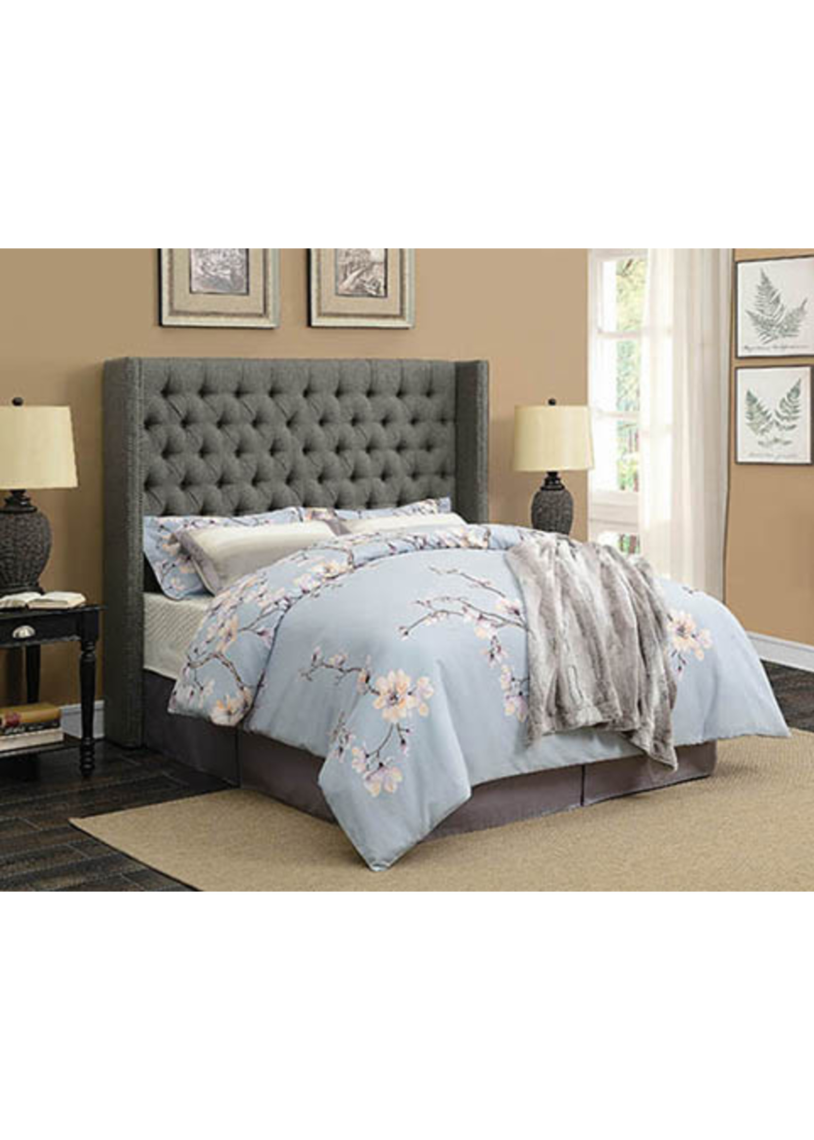 Coaster Furniture 301405Q Queen Bed Bancroft Grey