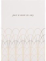 Design Design Note To Say Ornate Card - Think of You