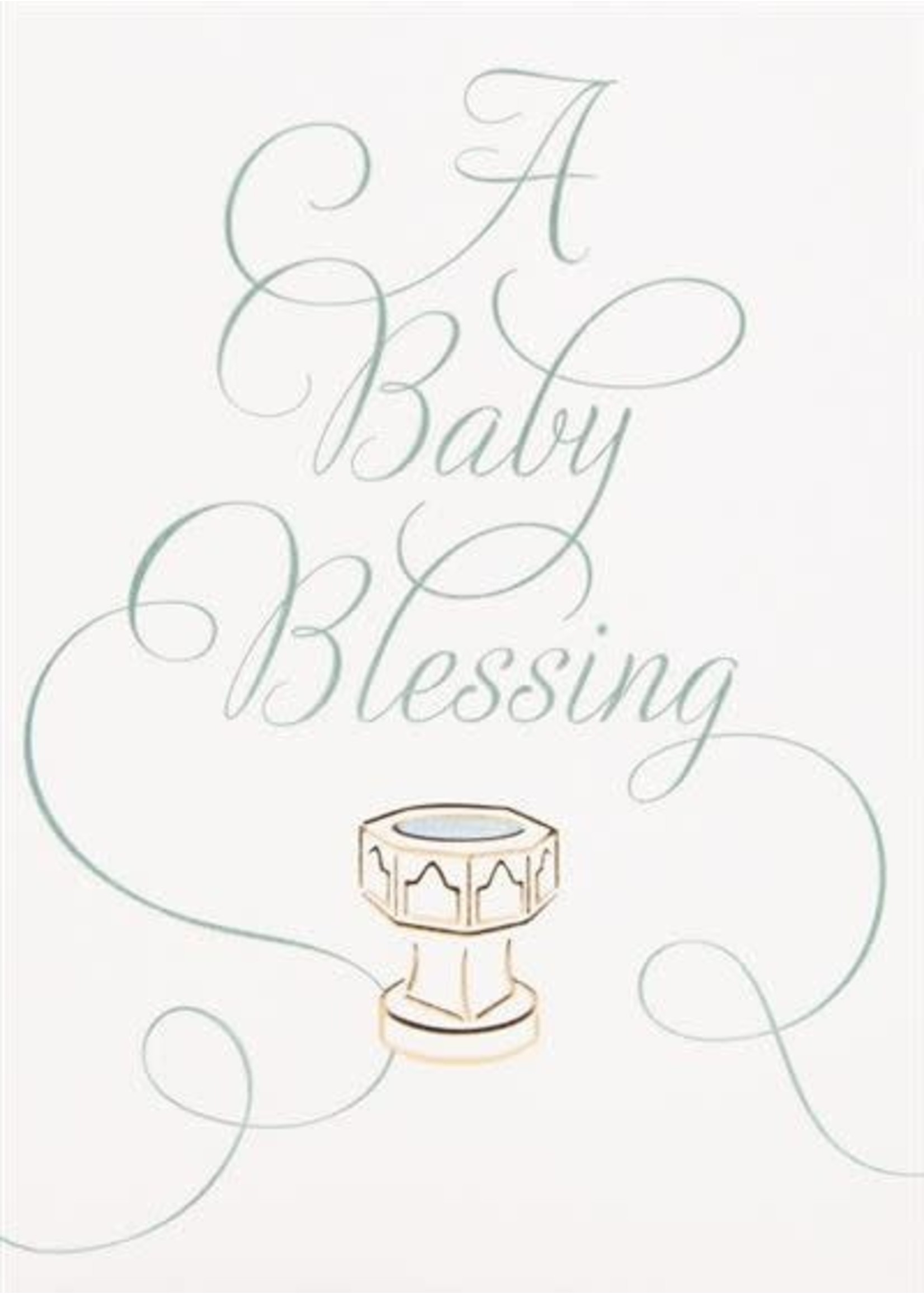 Design Design A Baby Blessing Card - Baptism