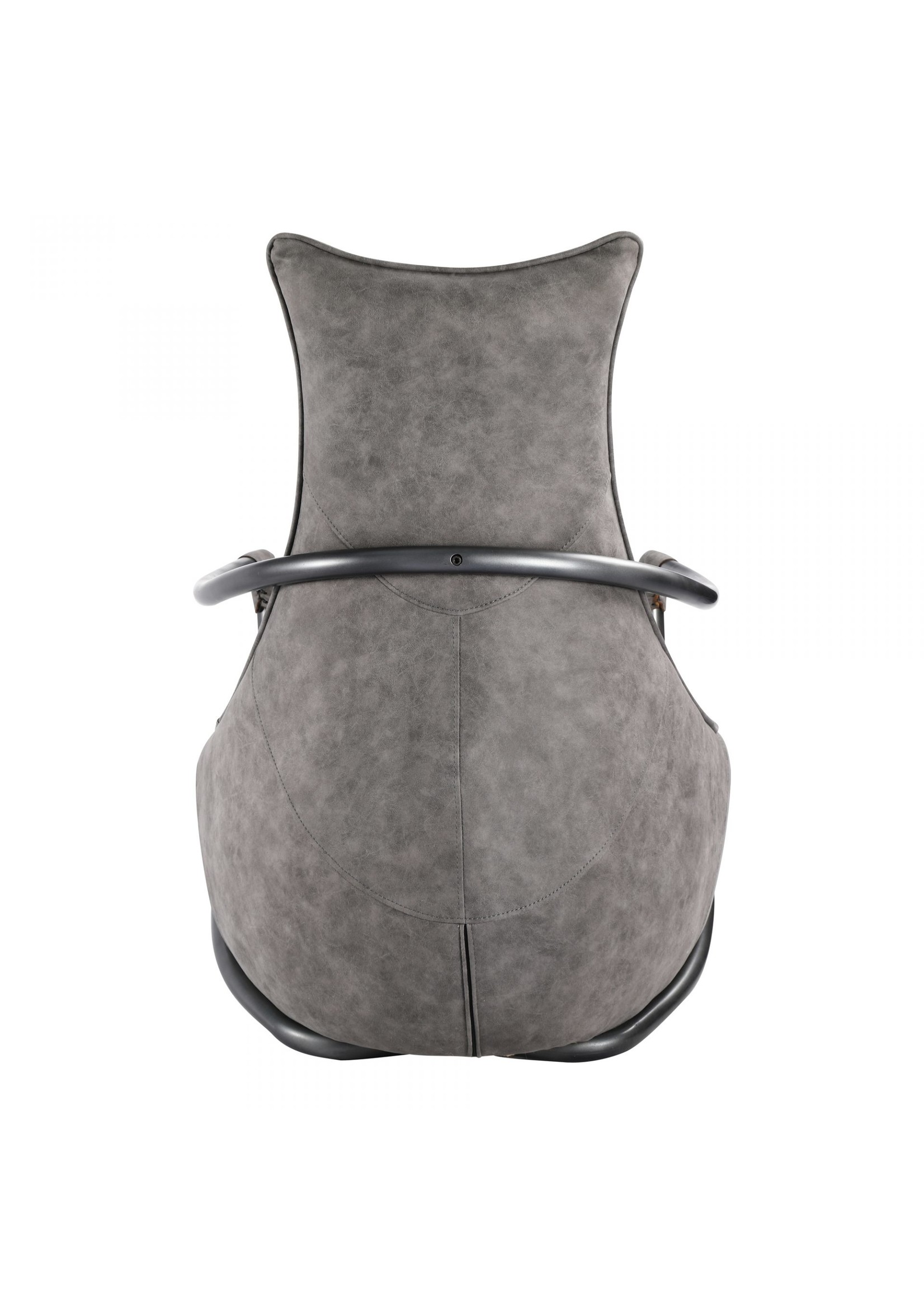 Moes Home Collection Carlisle Club Chair Grey Velvet by MOES