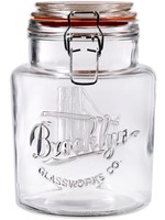 Home Essentials Brooklyn Glassworks Co. - Bail & Trigger 24 oz Canister
