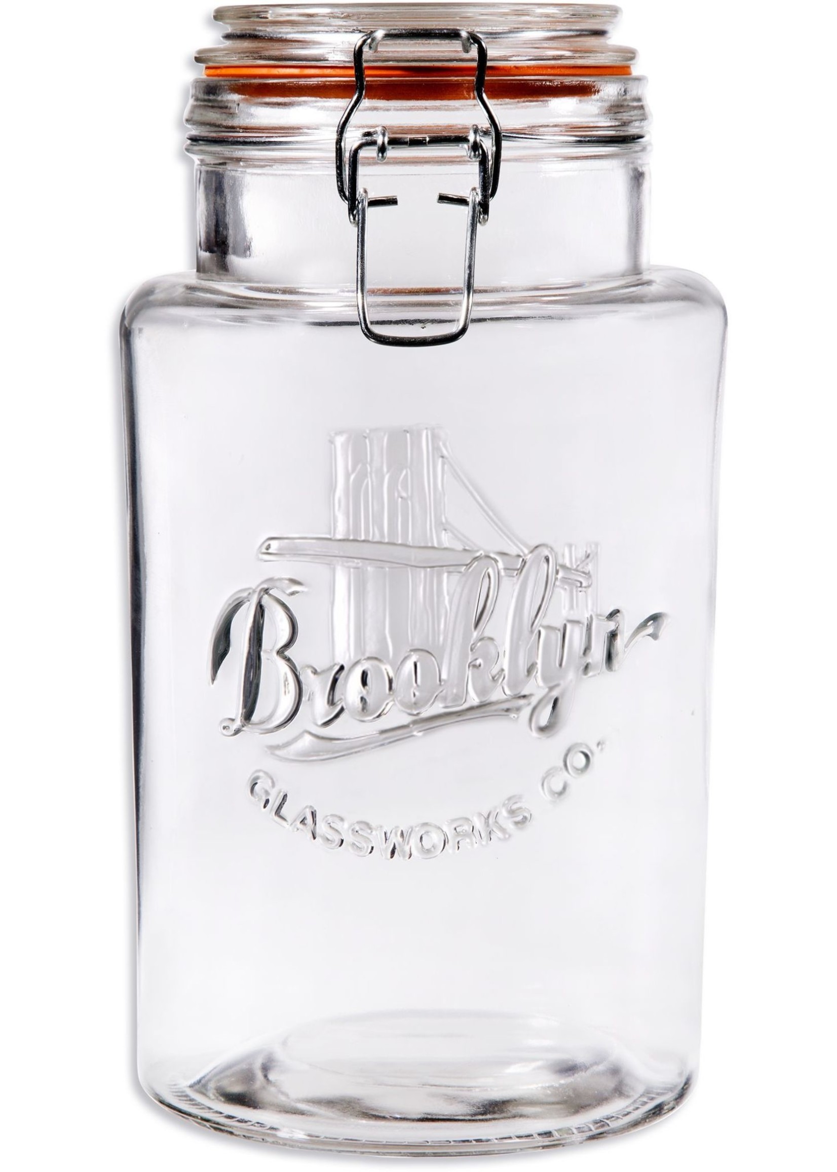 Home Essentials Brooklyn Glassworks Co. - Bail & Trigger 64 oz Canister