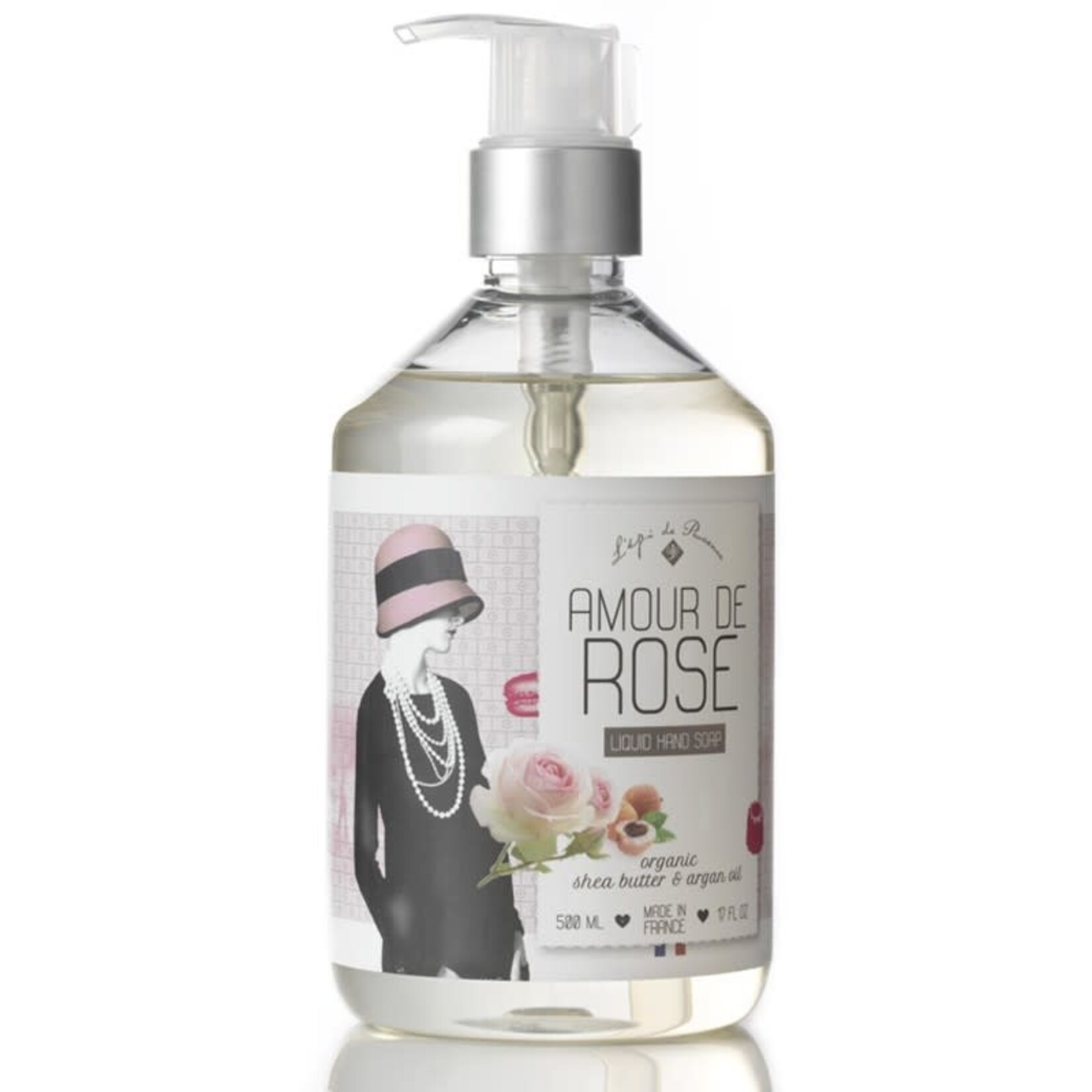 Echo France Soap Amour De Rose 500ml Liquid Hand Soap