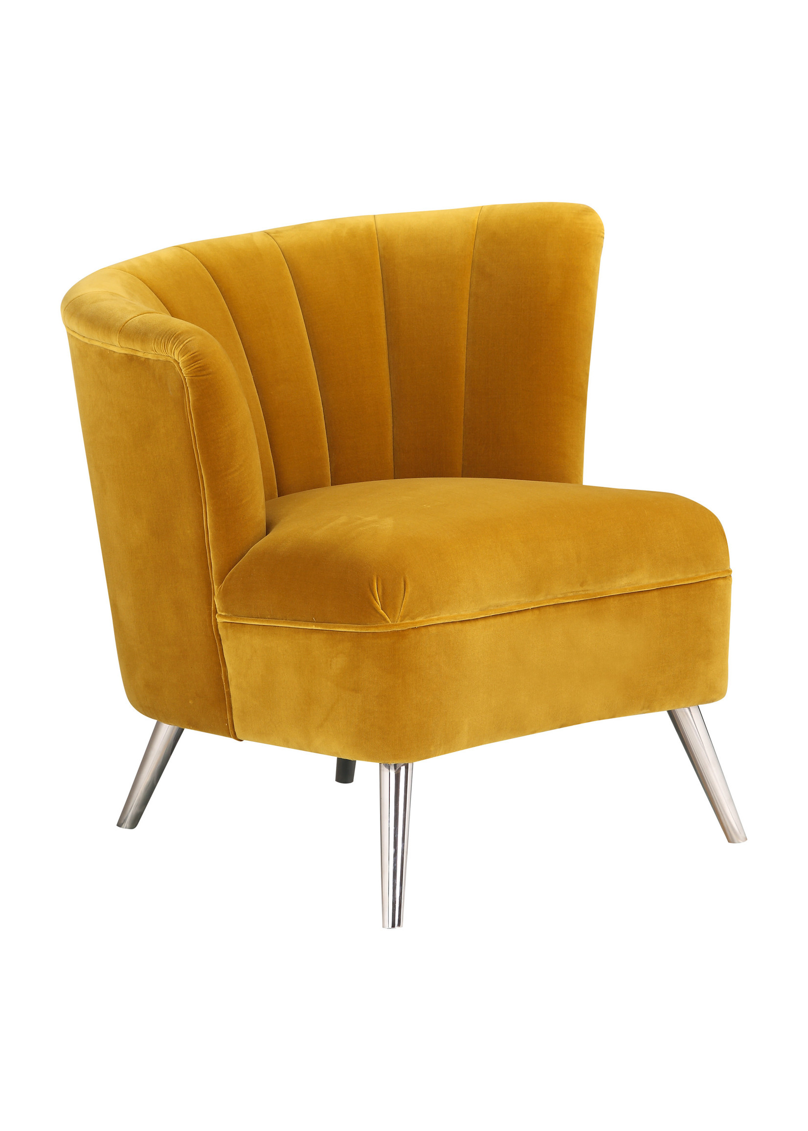 Layan Accent Chair Left Yellow By Moes Exclusive Home