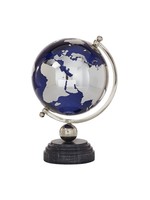 UMA Enterprises 67792  Marble Alum Navy Glass Globe