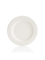 Home Essentials White Bone Rim Dinnr Plate 10.5"