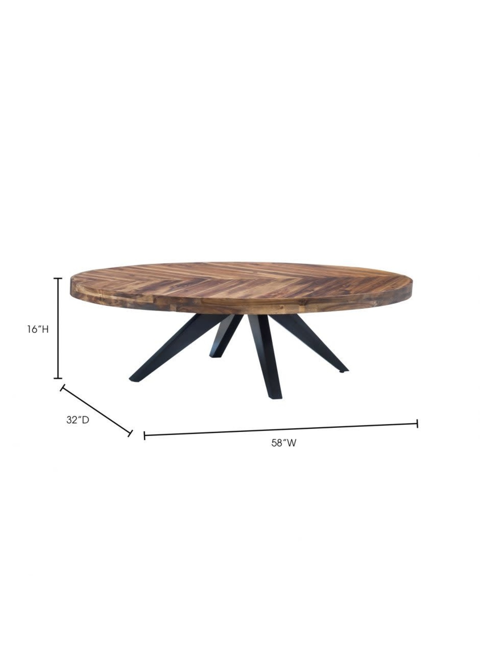 Moes Home Collection MOES Parq Oval Coffee Table