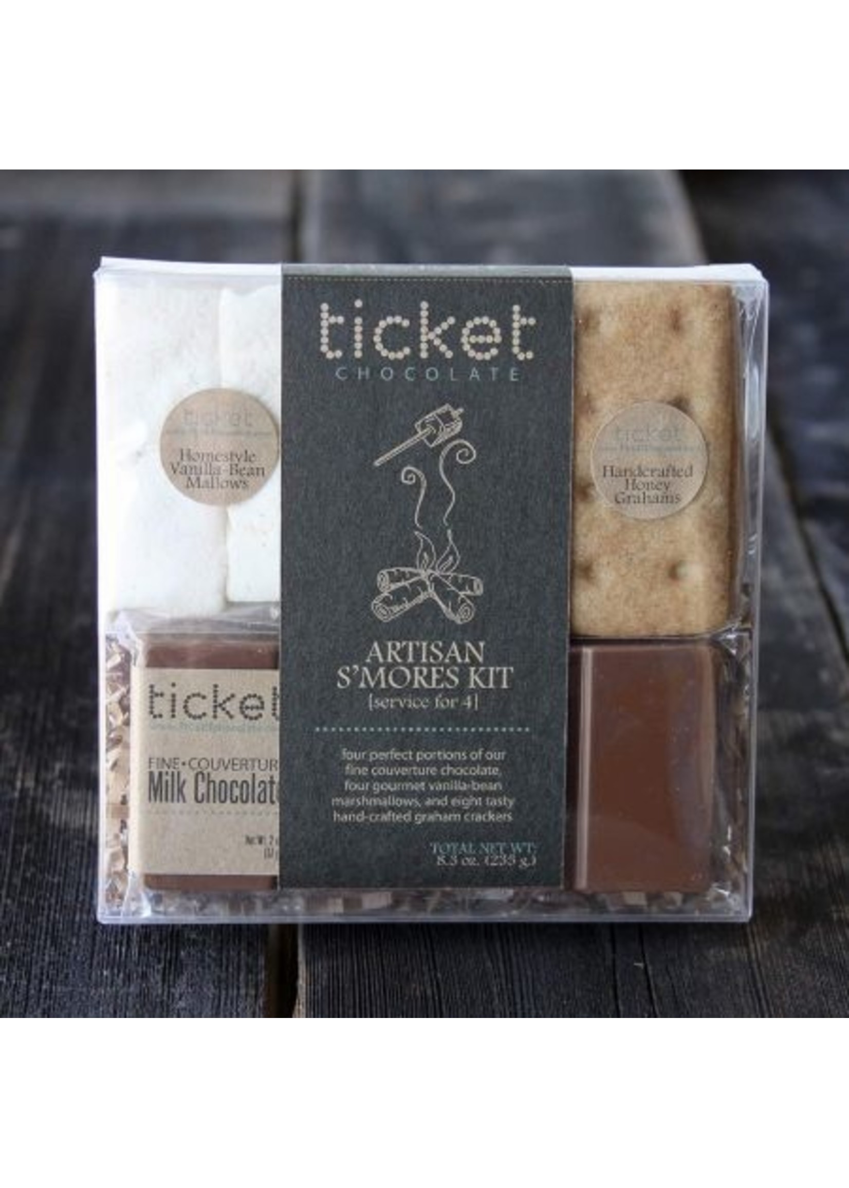 Ticket Chocolate Chocolate Lovers Smores Kit