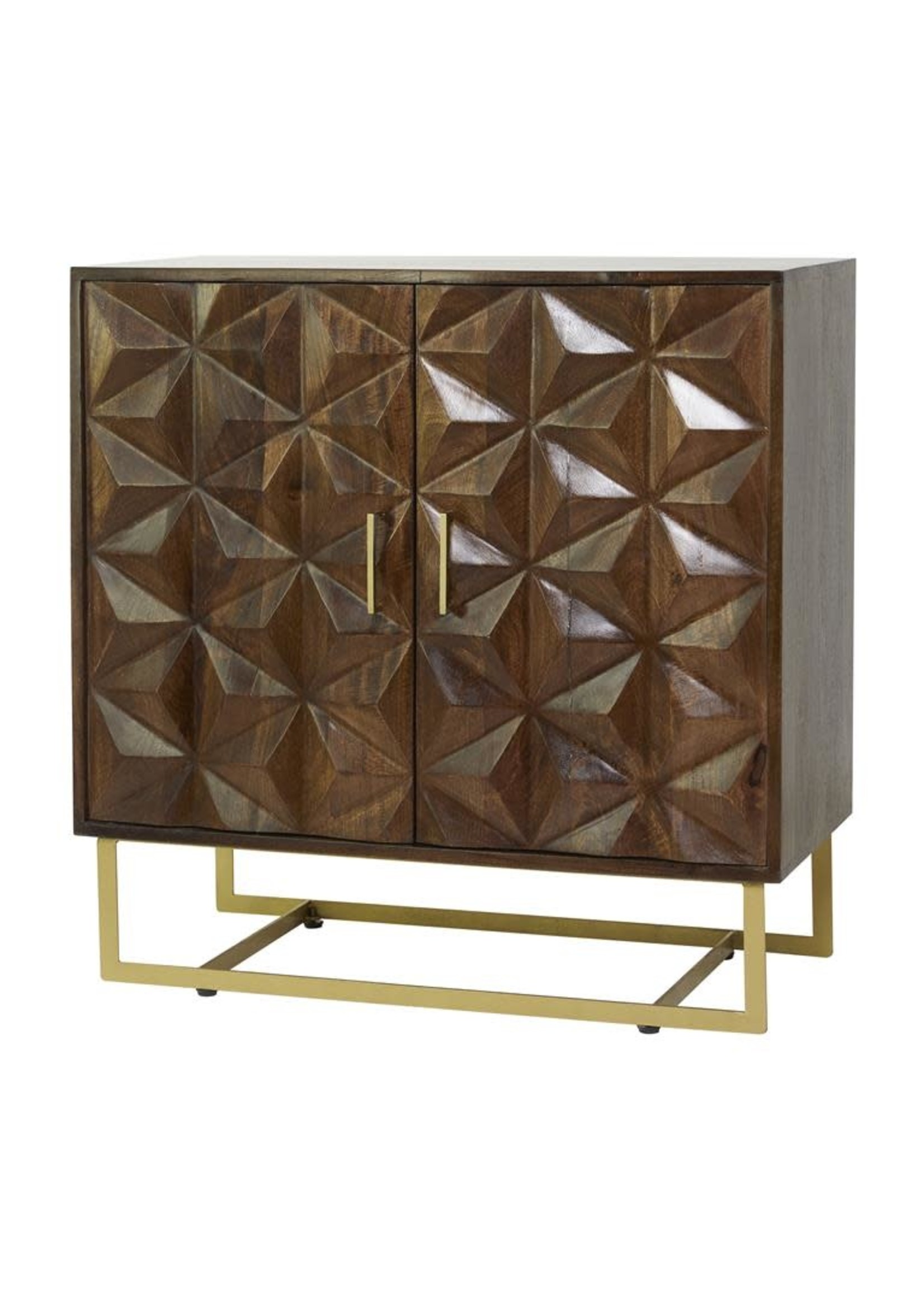 UMA Enterprises 80616 Brown Wood Contemporary Cabinet, 34x 34x 16