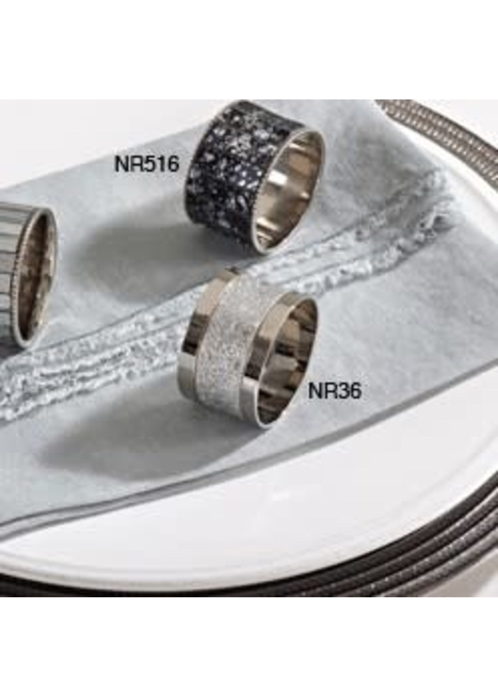 Saro NR36.S Sparkling Design Napkin Ring Silver