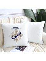 The Salty Bee Bermuda Throw Pillow COVER Gold