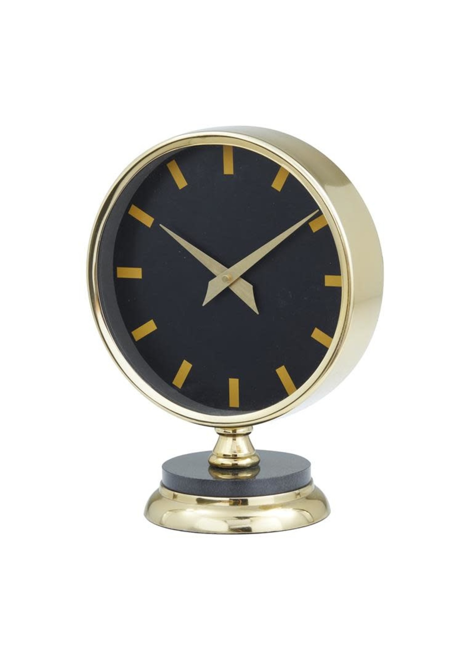 UMA Enterprises 75332 SS Alum Clock Gold 8x11