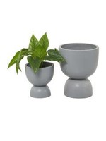 UMA Enterprises 89737S  Egg Cup Planter Small Grey