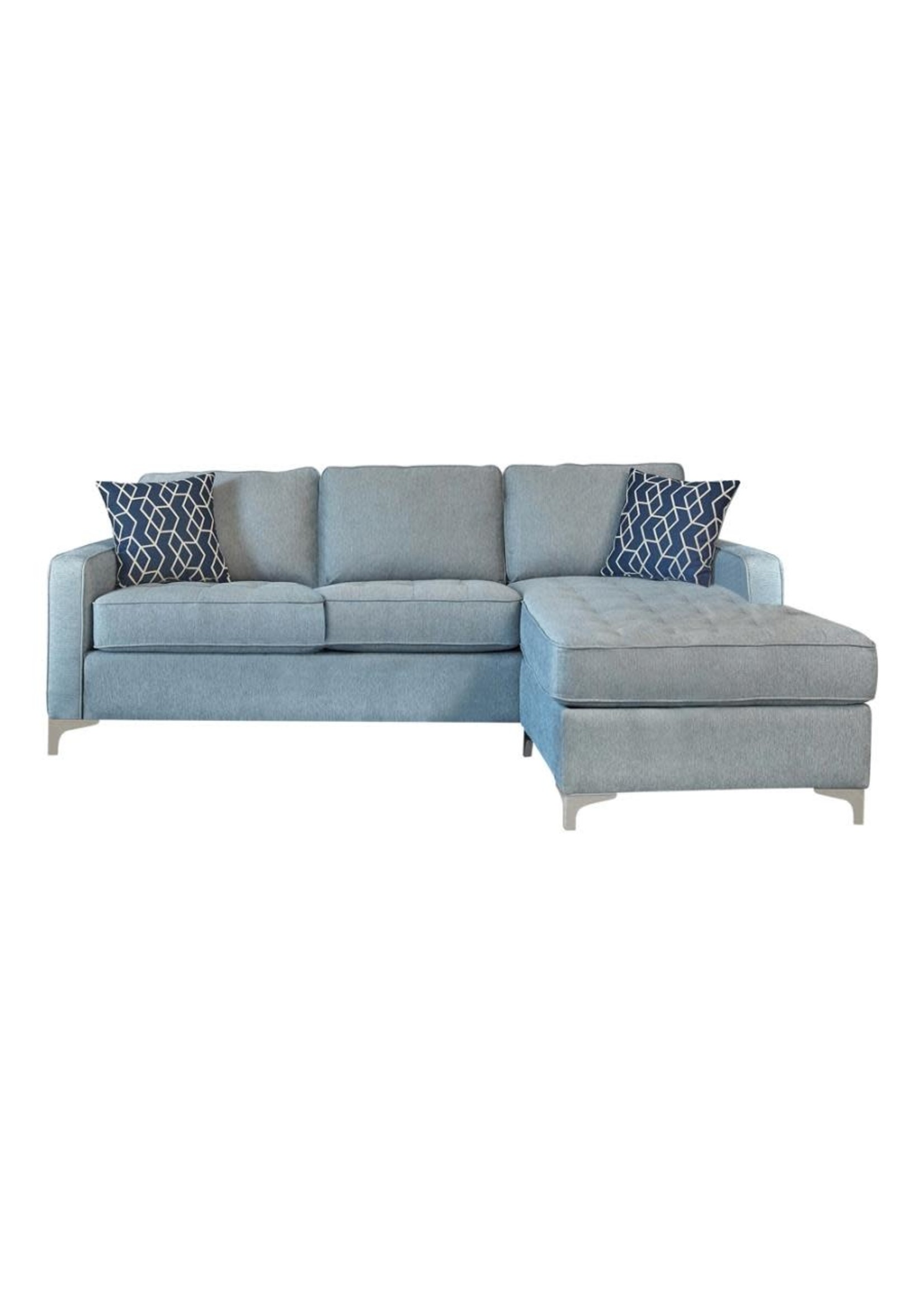 Coaster Furniture 509327 Sectional Baby Blue 92.5x62.5x34.75