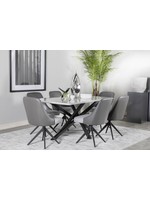 Coaster Furniture 110711-s7 Dining Table SET/7 23.25x24.75x36.5