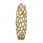 UMA Enterprises 37661 Alum Decorative Coral Gold Vase 8x27