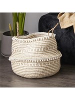 UMA Enterprises 84472L Brown Handmade Storage Basket Large 17"
