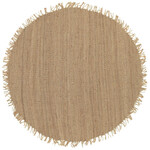Surya J-8RD Jute 8' Round Area Rug Natural Made in India