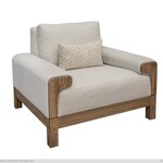International Furniture Direct IUP966-ACH-131 Sedona Armchair Oyster