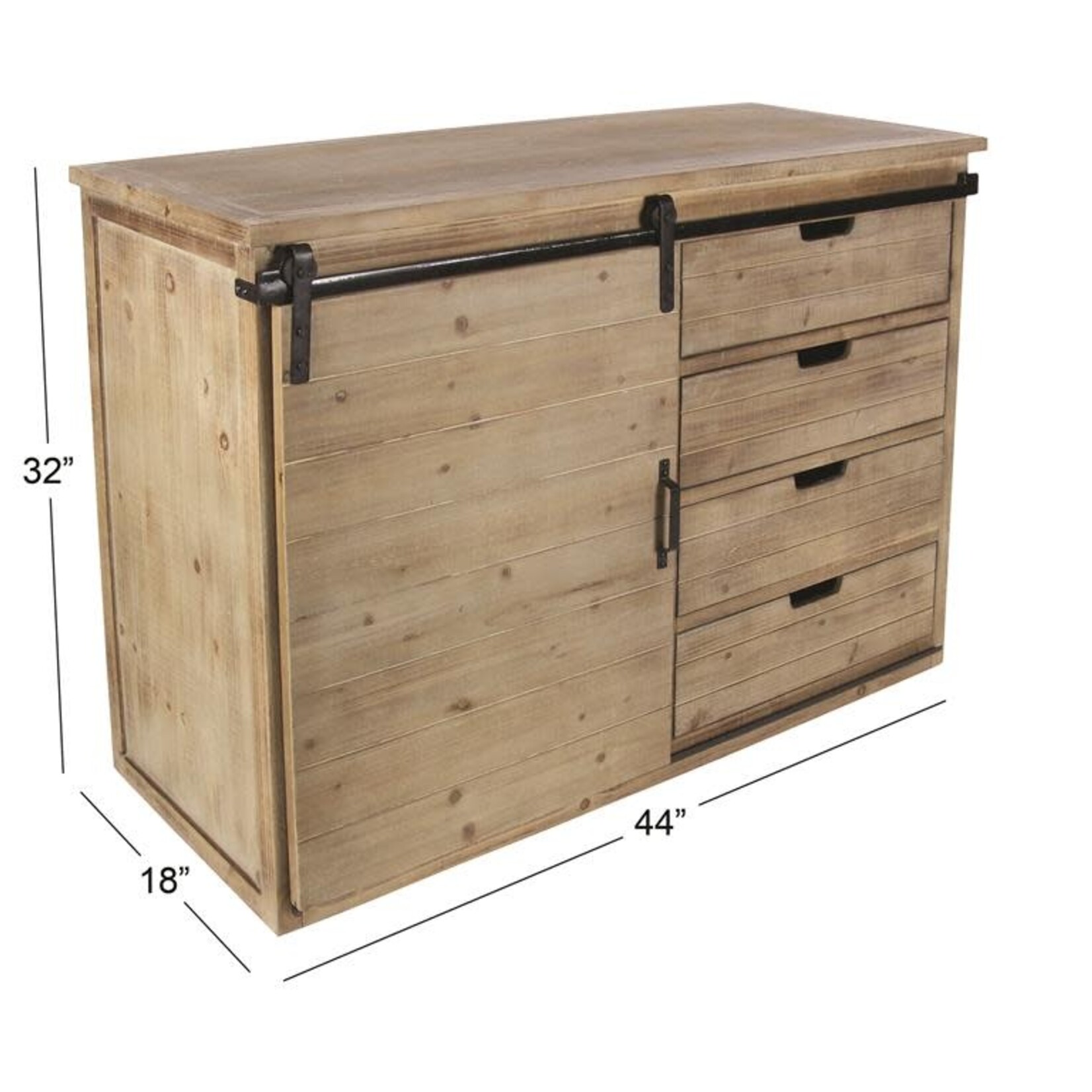 UMA Enterprises 84246 Brown Wood Cabinet 44x19x32