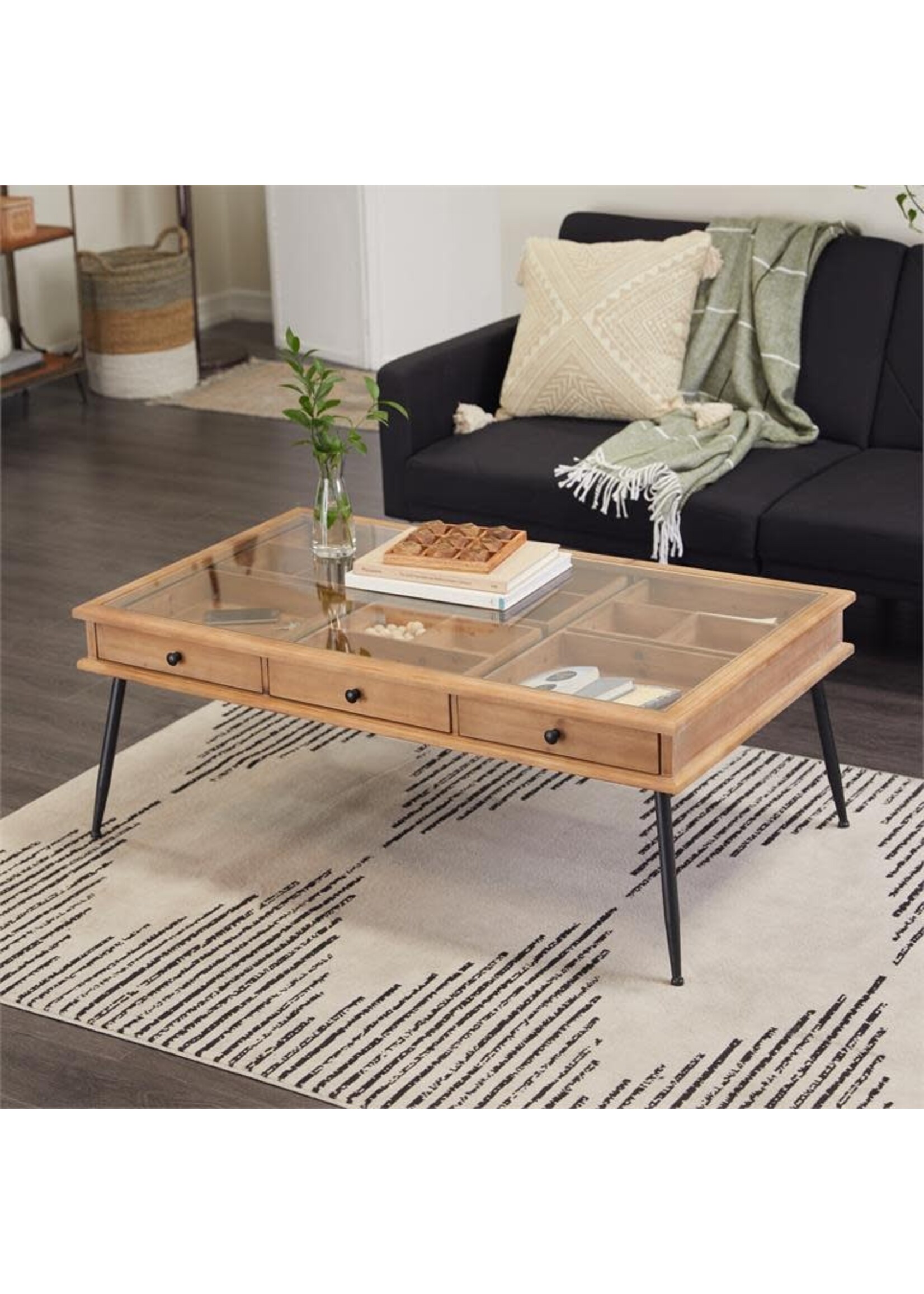 UMA Enterprises 72631 Handmade Reclaimed Wood Coffee Table