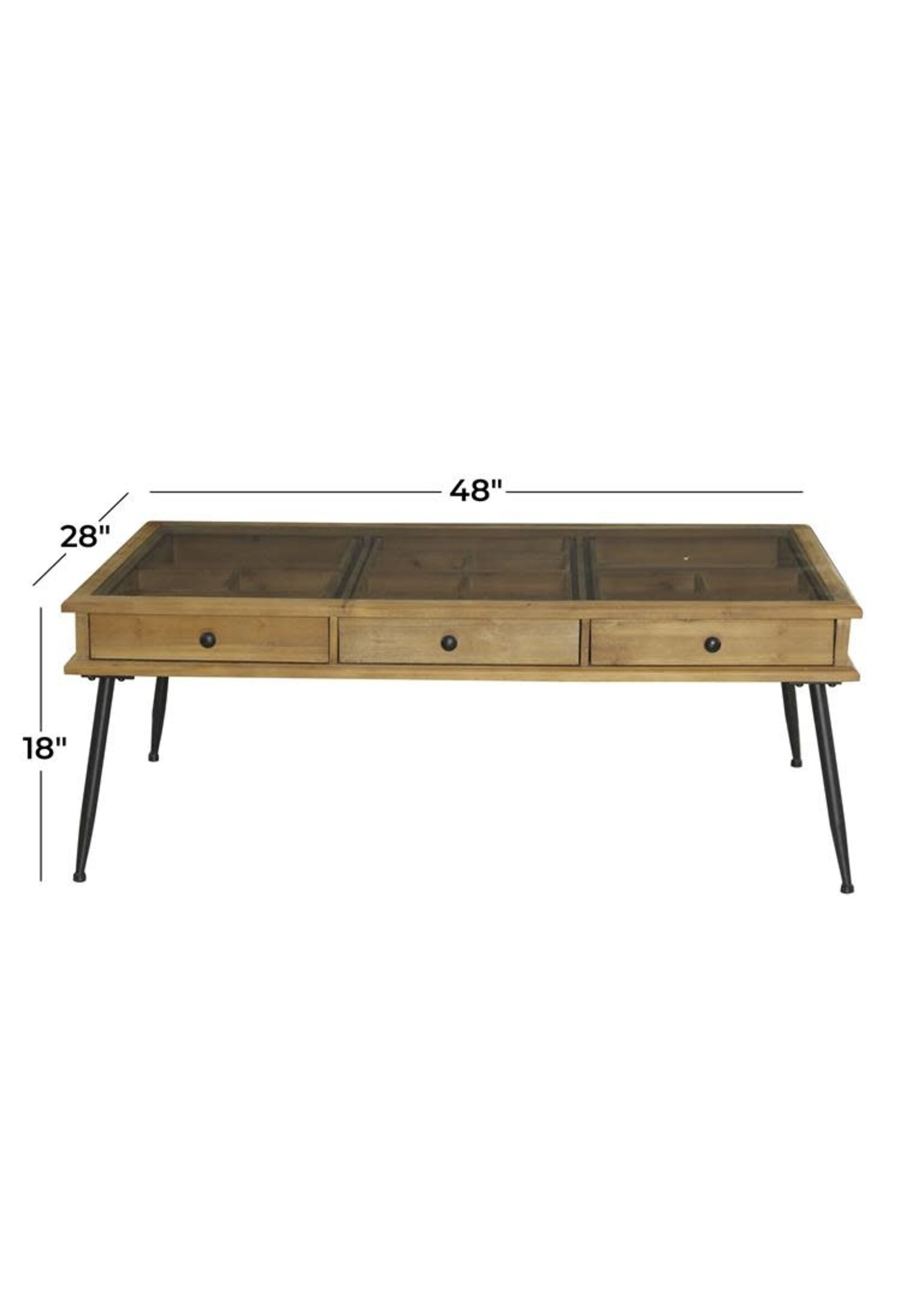 UMA Enterprises 72631 Handmade Reclaimed Wood Coffee Table