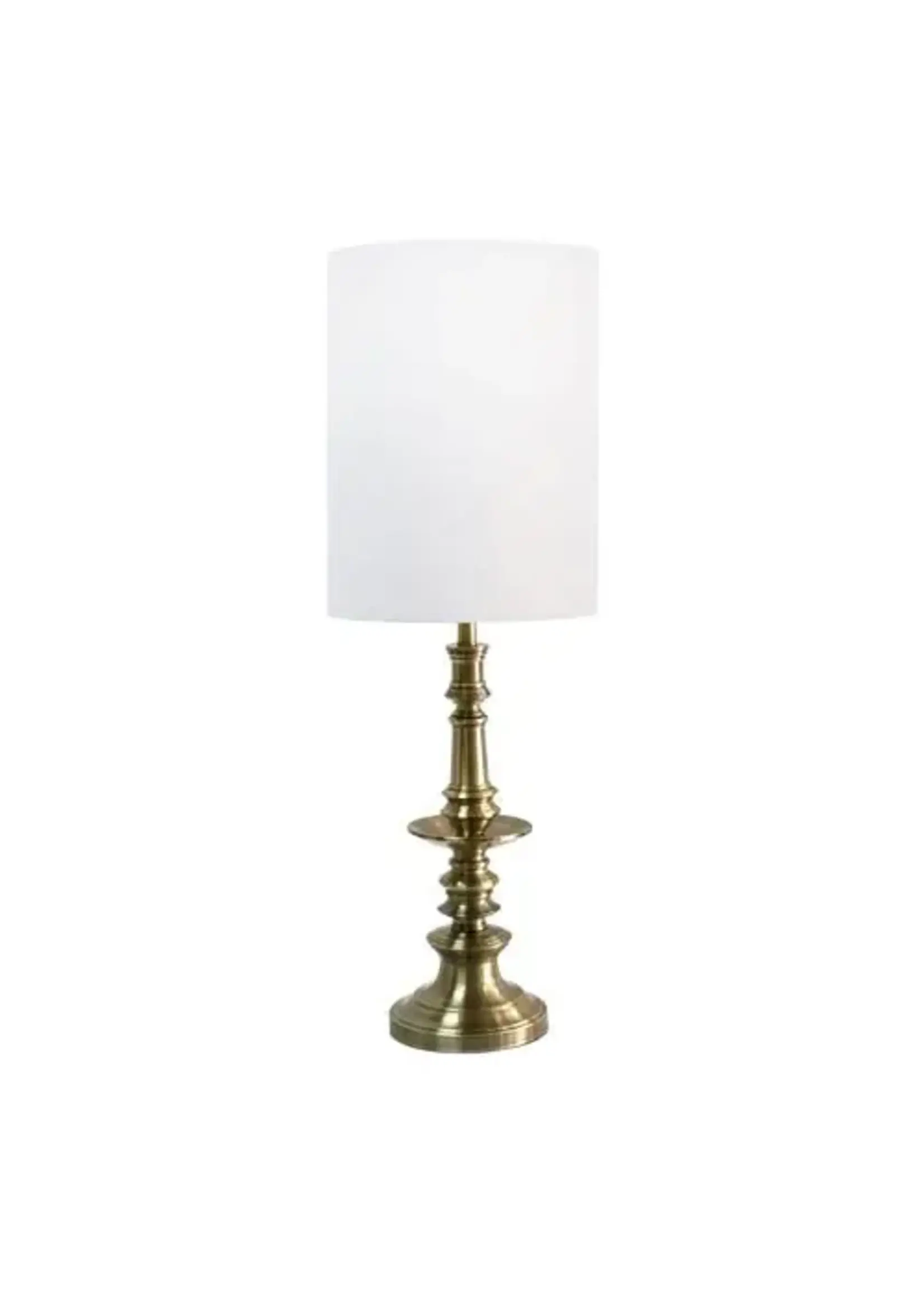 Sagebrook Home Turned Base Table Lamp Gold