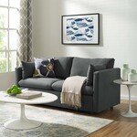 modway EEI-3044-GRY  Activate Upholstered Fabric Sofa-Gray
