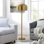 modway EEI-5663-SBR Avenue Floor Lamp-Satin Brass