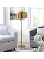 modway EEI-5663-SBR Avenue Floor Lamp-Satin Brass