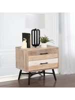 Coaster Furniture 215762  Marlow 2-drawer Nightstand Rough Sawn Multi