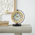 UMA Enterprises 64936  Light Brown Wood Clock  8x6x11