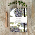 Toasted Crumpet Hydrangea (Pure) A5 Lined Notebook