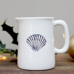 Toasted Crumpet Scallop Shell Mini Jug in a Gift Box