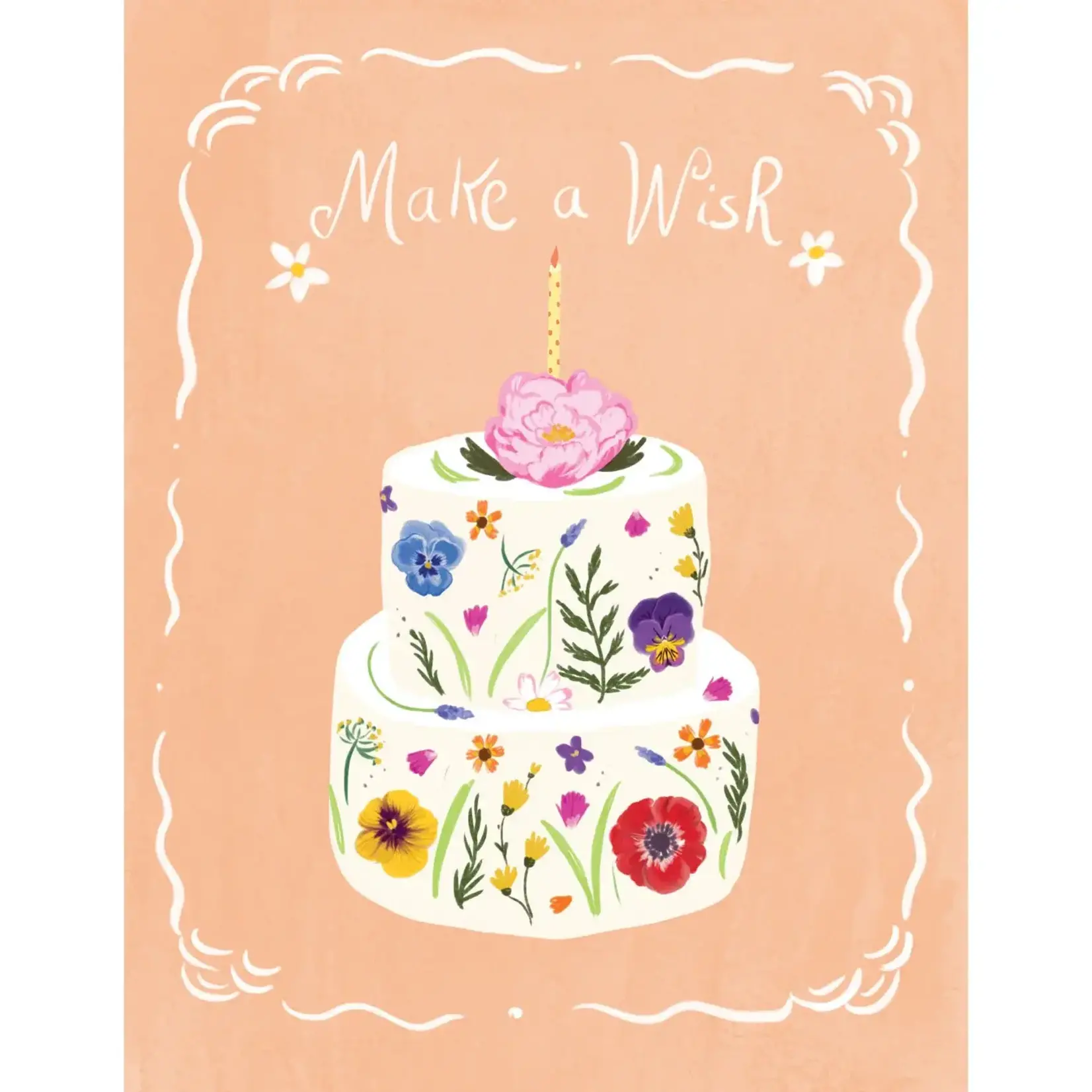 Design Design Floral Wish Cake
