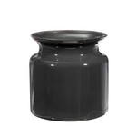 Canpol Manufactoring Ltd Small Glass Jar Dark Grey 6"x6" Made in Poland