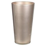 Canpol Manufactoring Ltd Leo Medium Conical Glass Vase Pink Matte 10x5.5 Made in Poland