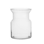 Canpol Manufactoring Ltd Bose Glass Jar Vase Clear 7.5x5.5 Made in Poland