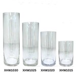 Canpol Manufactoring Ltd Cylinder Vase Clear Glass 10x4 Made in Poland