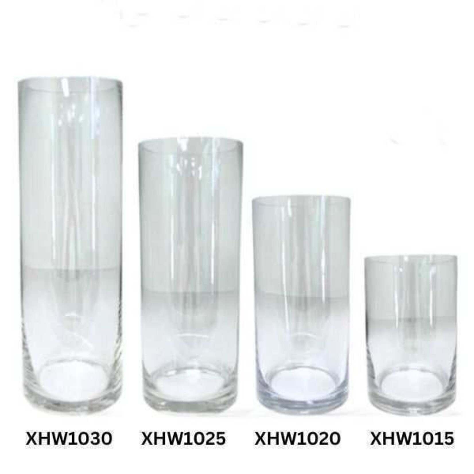 Canpol Manufactoring Ltd Cylinder Vase Clear Glass 10x4 Made in Poland